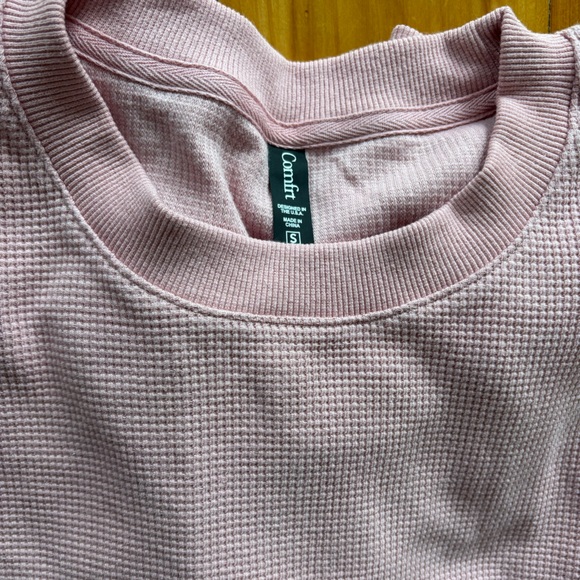 Baby Pink Comfrt Waffle Set Size Small - Picture 3 of 4